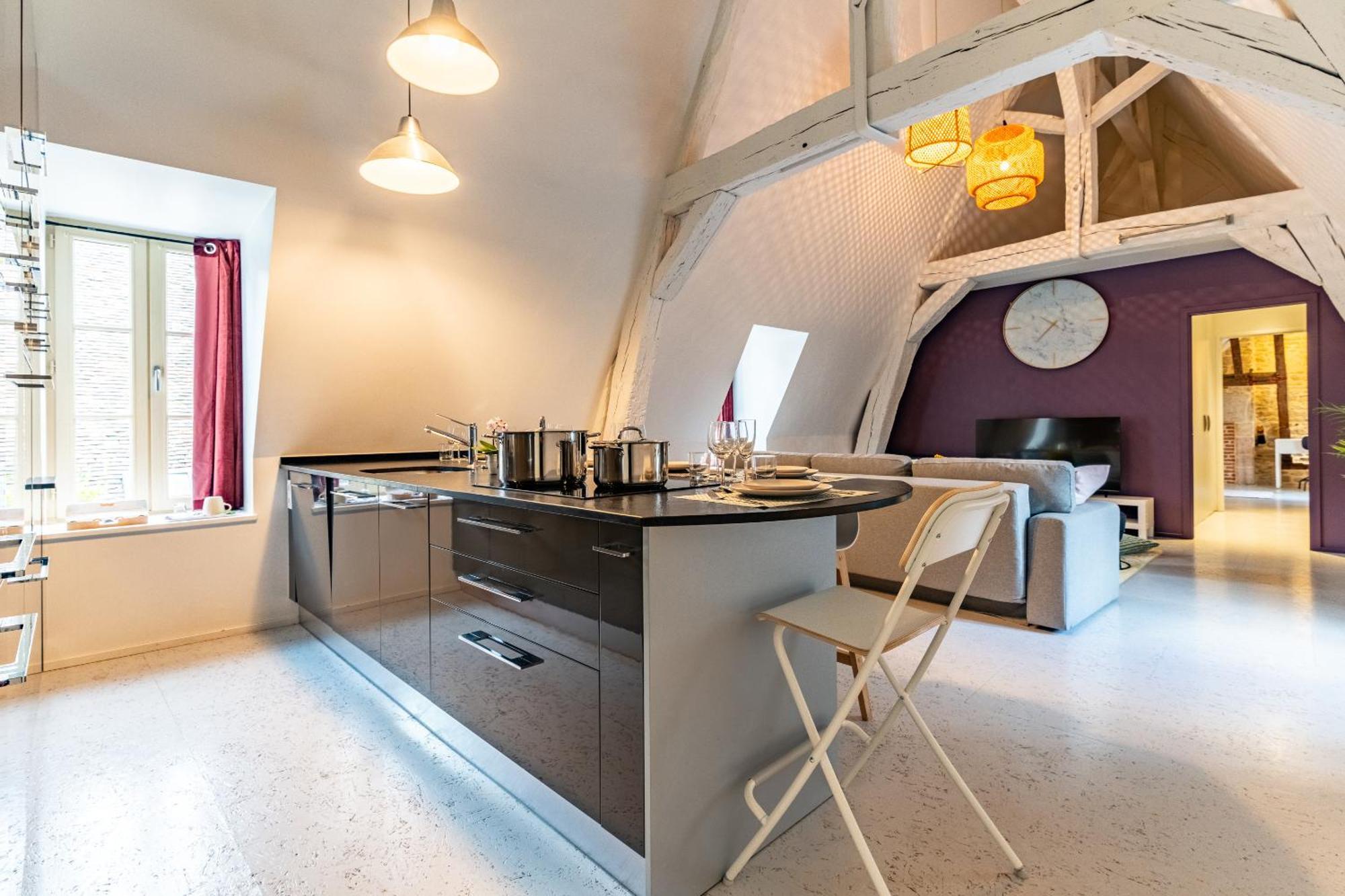 Apartamento Cosy 6 Personnes - Parking Gratuit - Centre Historique Dijon
